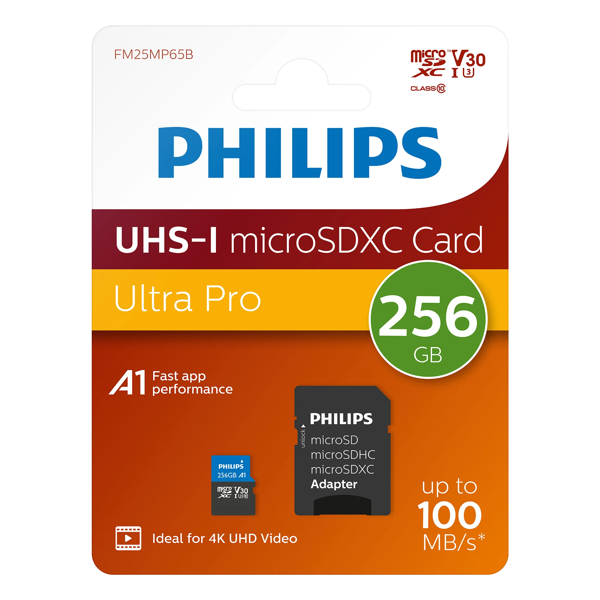 Philips microSDXC-Karte UHS-I U3 256 GB