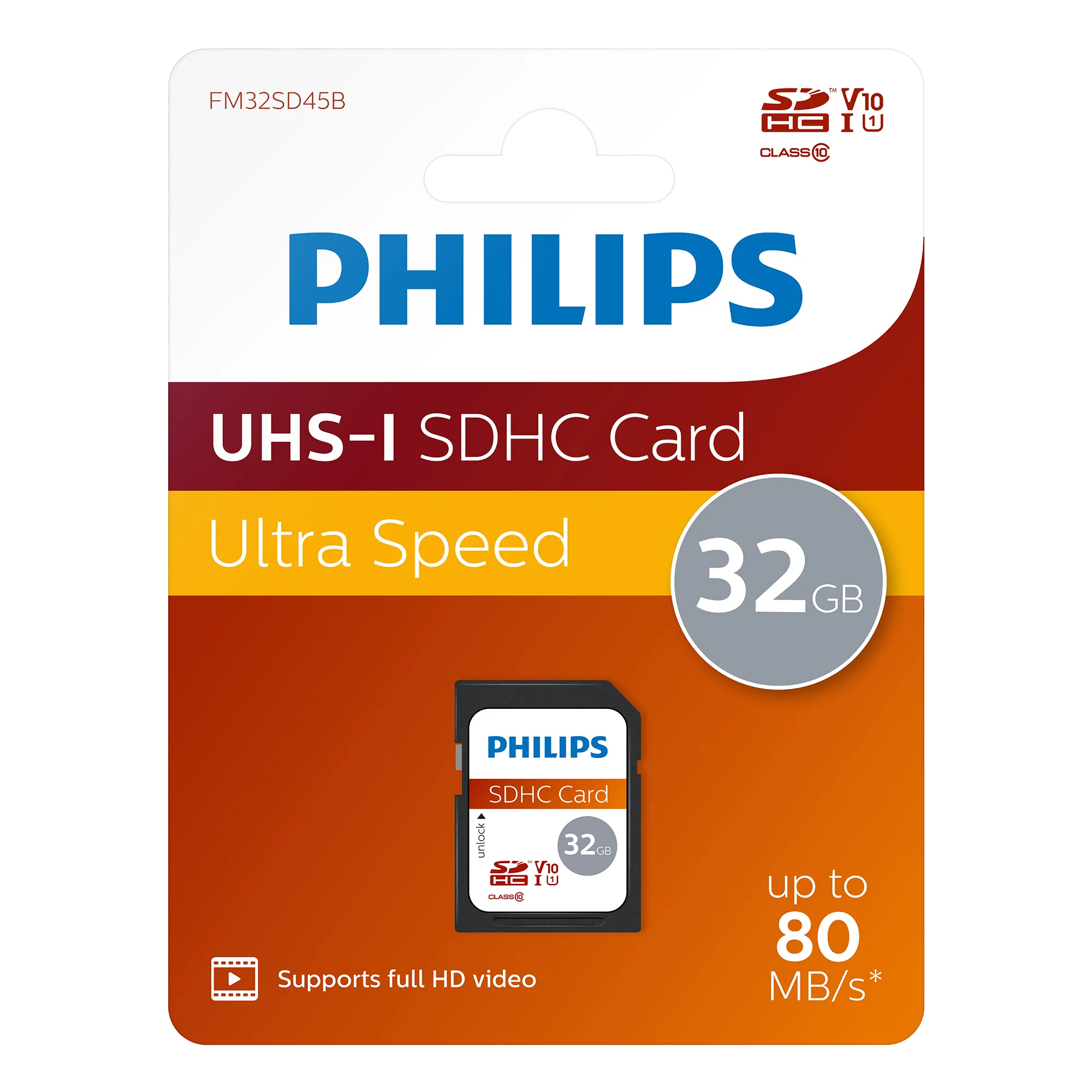 Philips SDHC-Karte UHS-I U1 32 GB