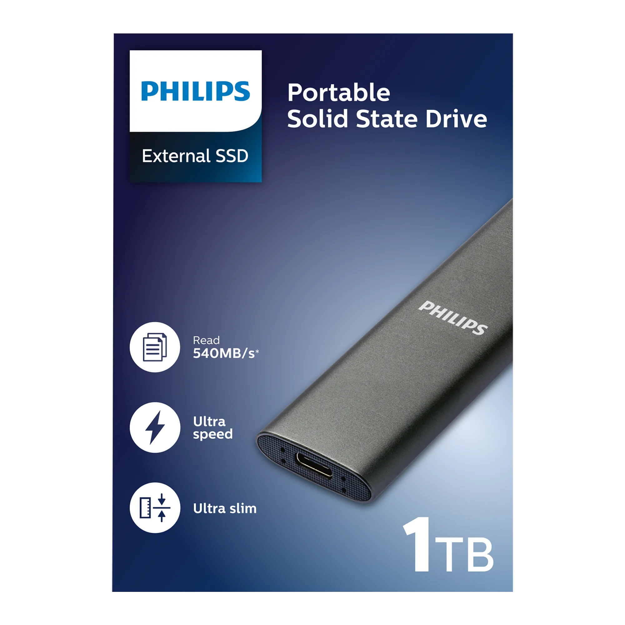 Philips SSD USB-C 1 To