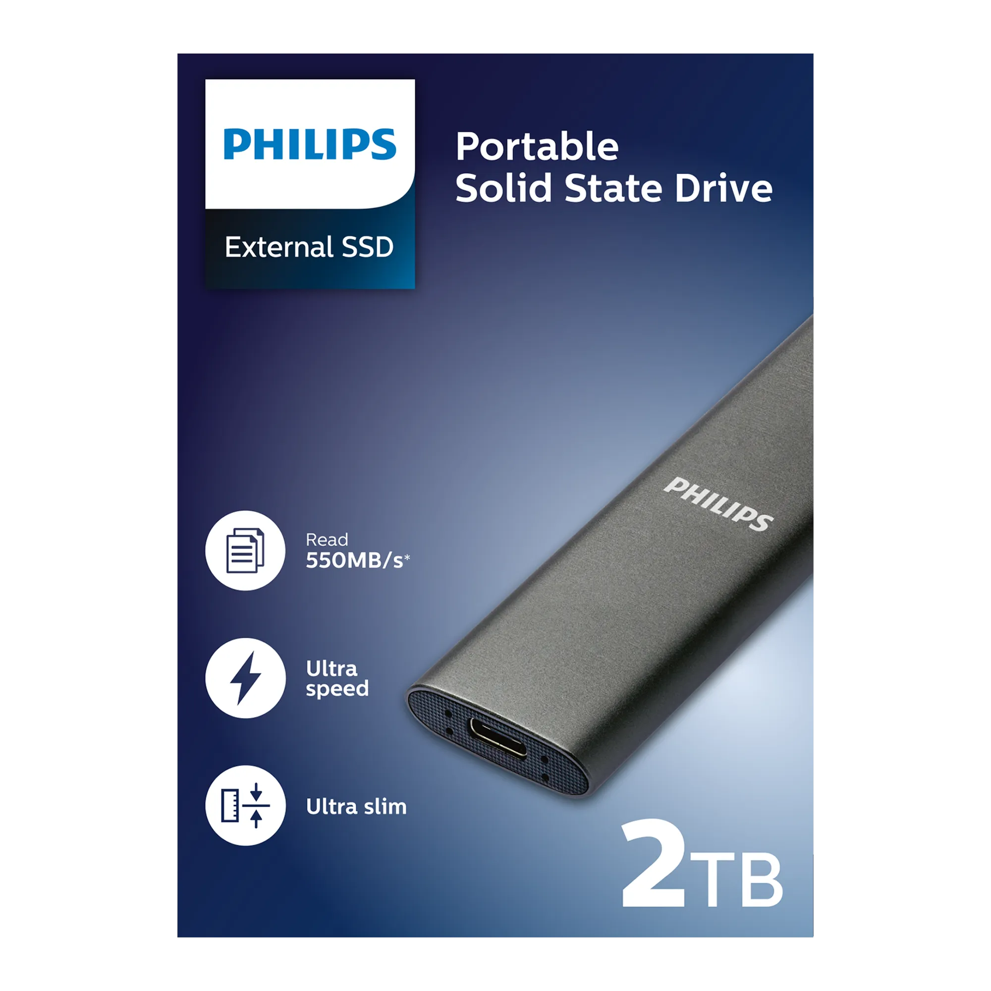Philips SSD USB-C 2 TB