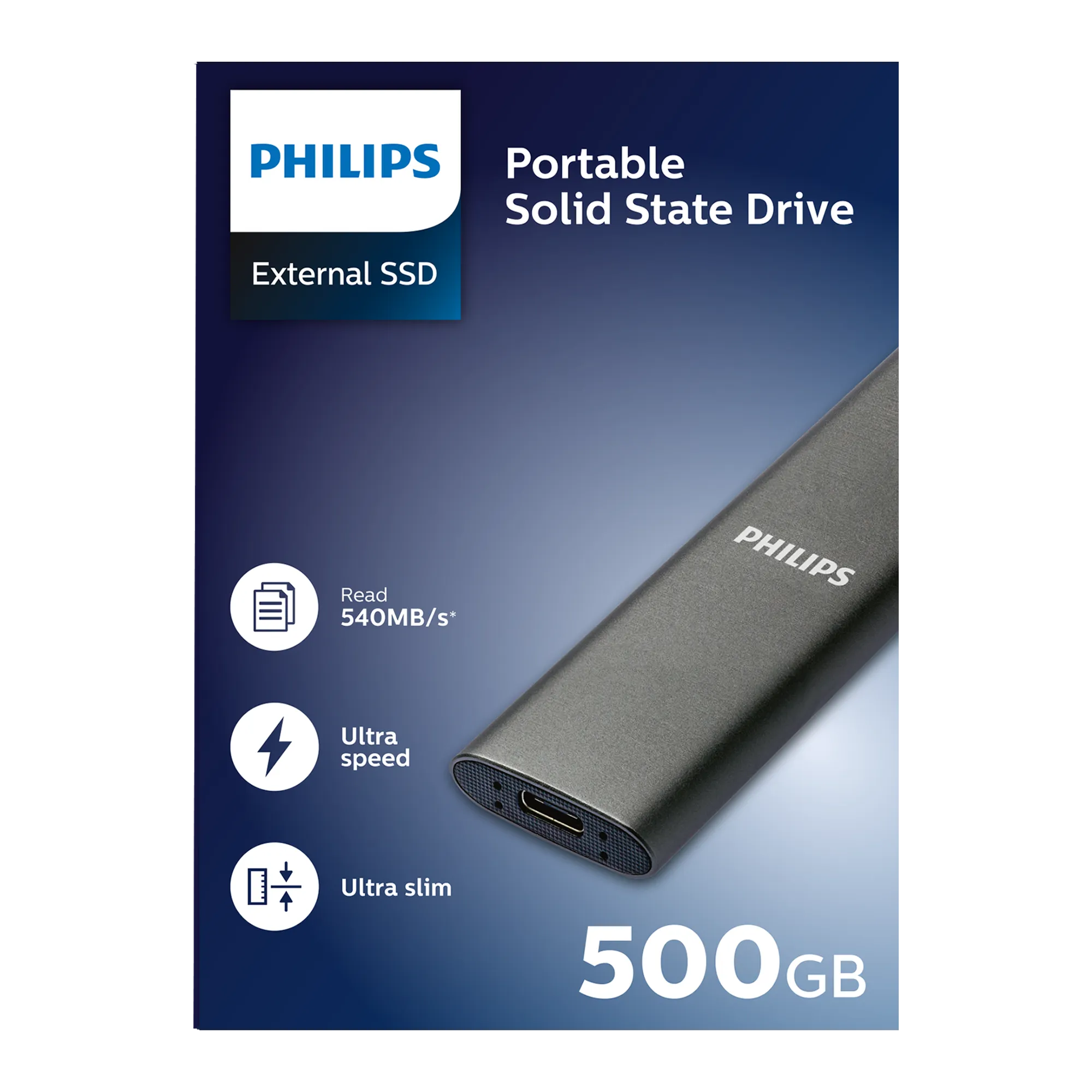 Philips SSD USB-C 500 GB