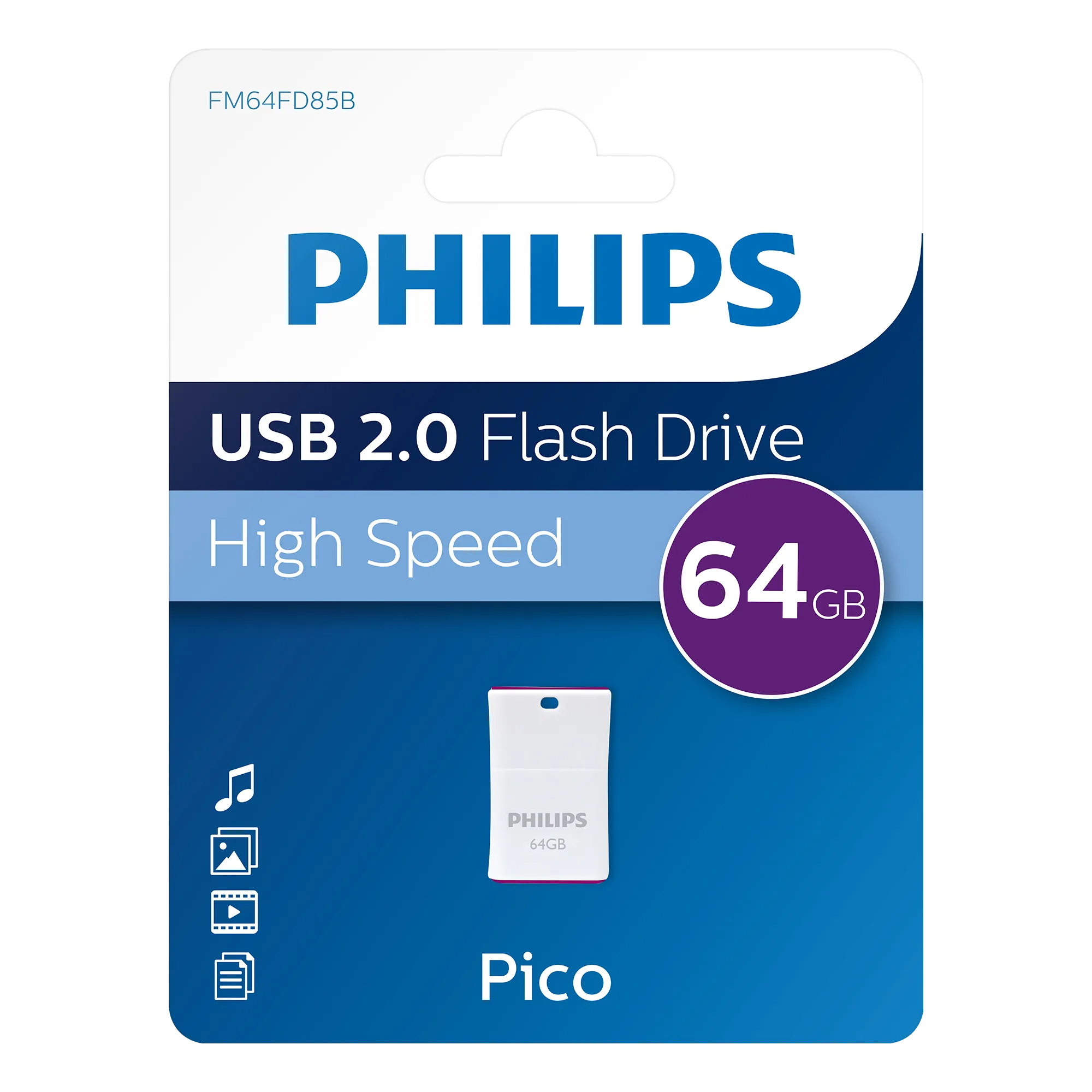 Philips USB 2.0 Pico 64 GB