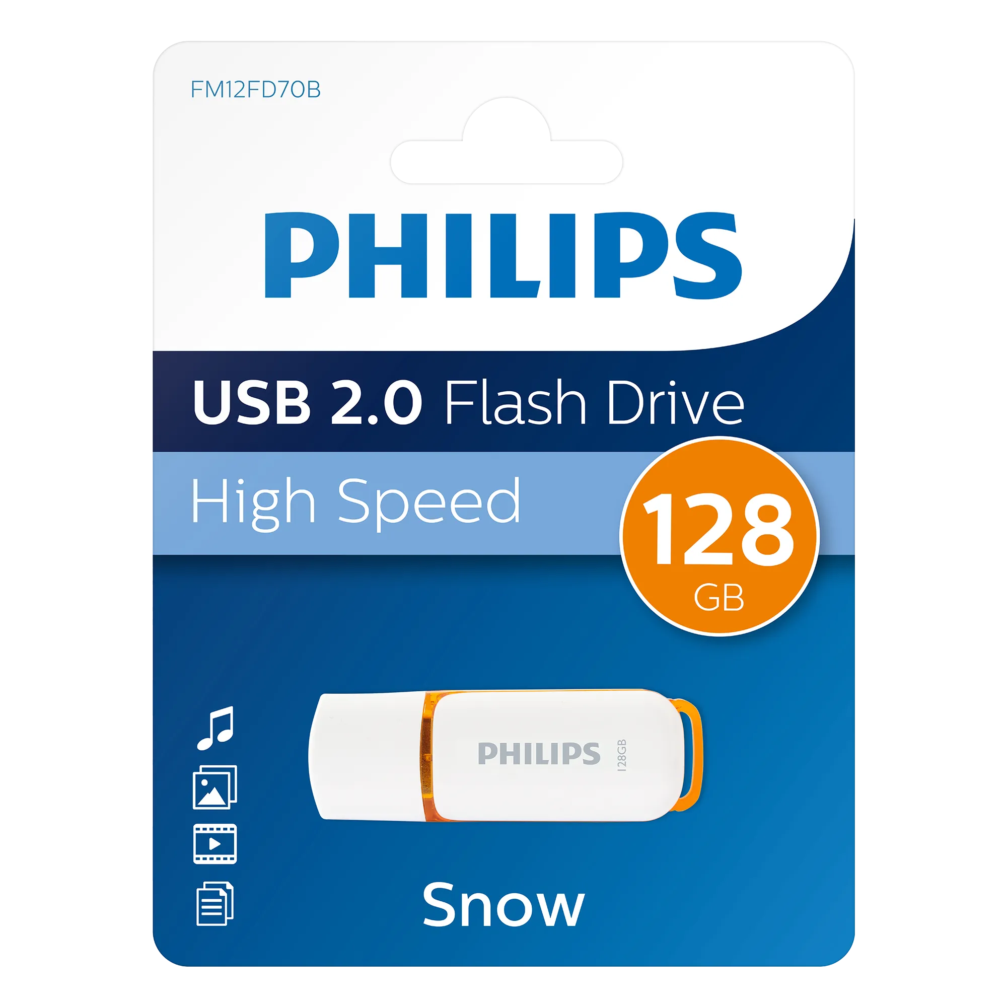 Philips USB 2.0 Snow 128 GB