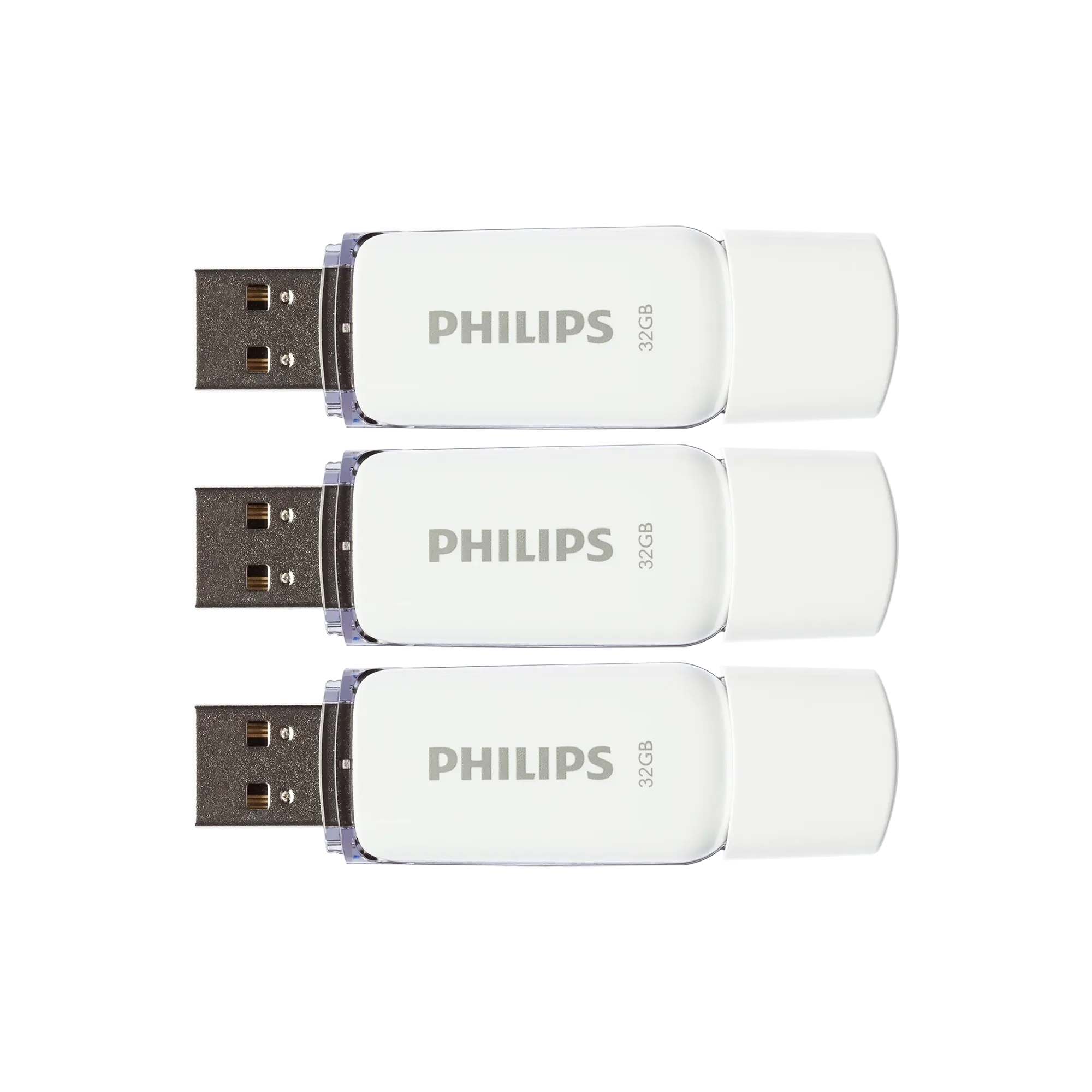 Philips USB 2.0 Snow 32 GB 3-pack