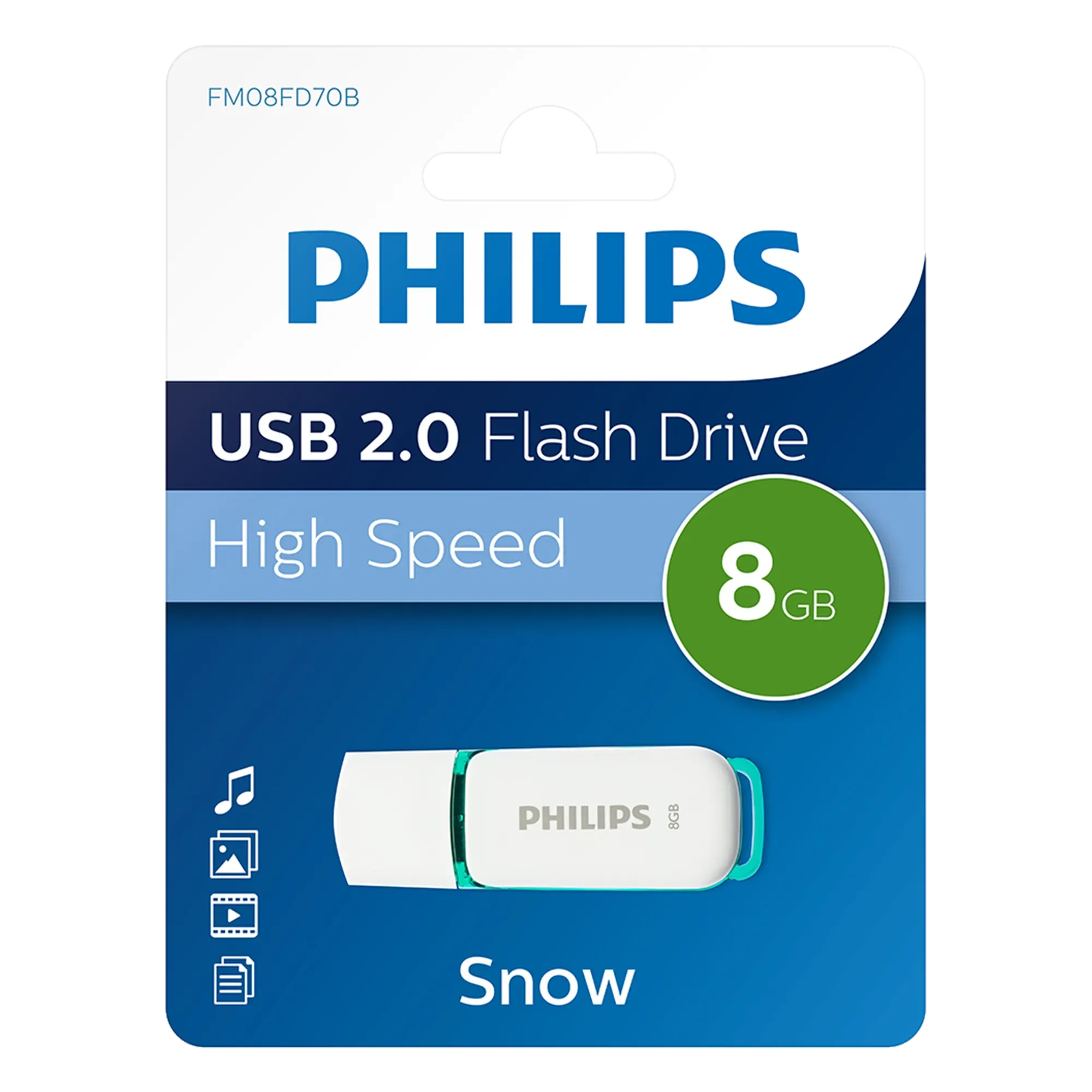 Philips USB 2.0 Snow 8 GB