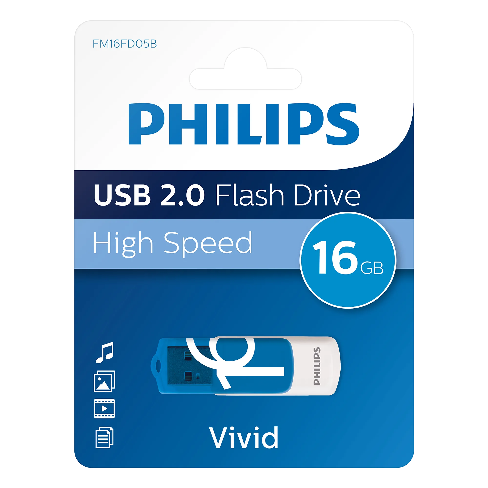 Philips USB 2.0 Vivid 16 GB