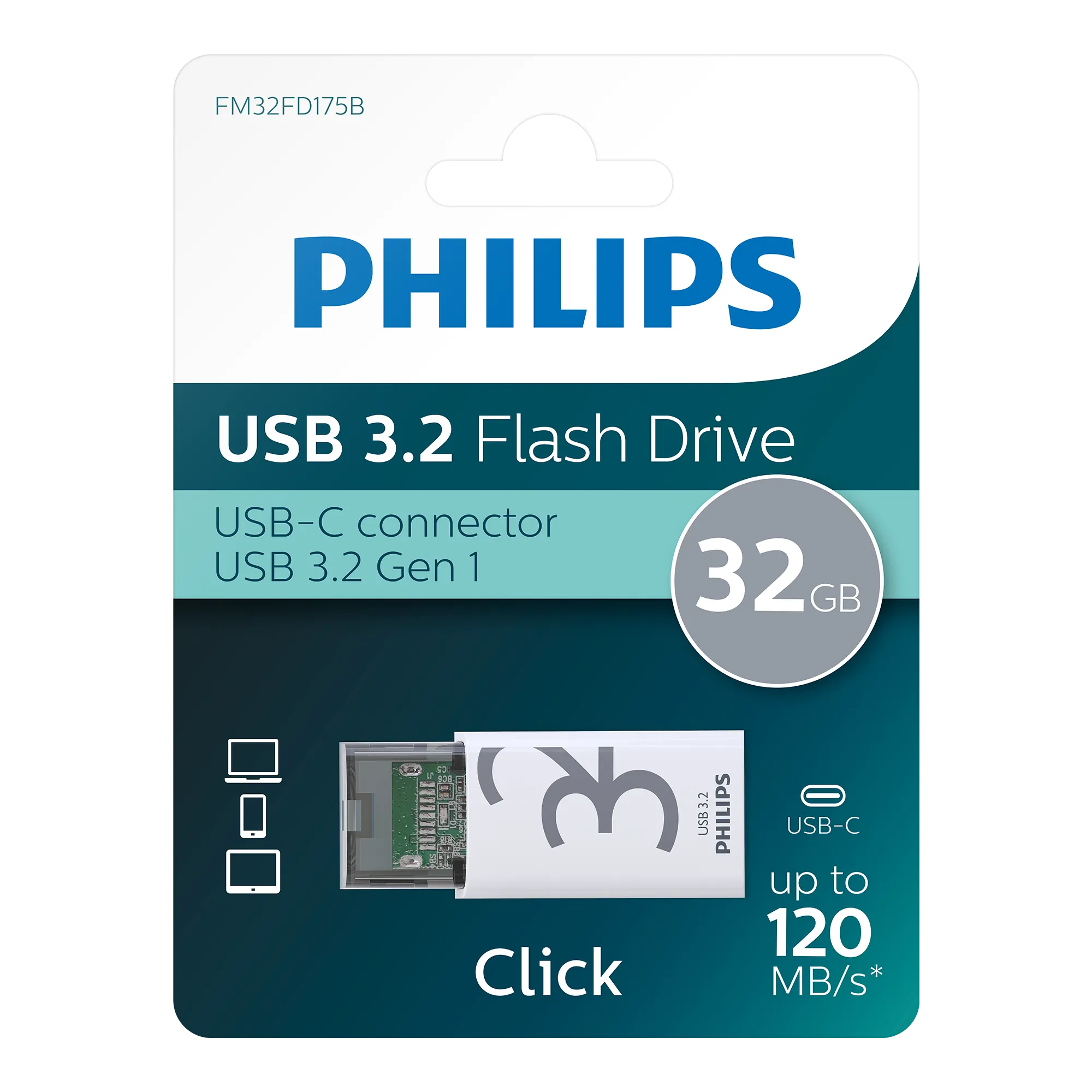 Philips USB 3.2 Click 32 GB