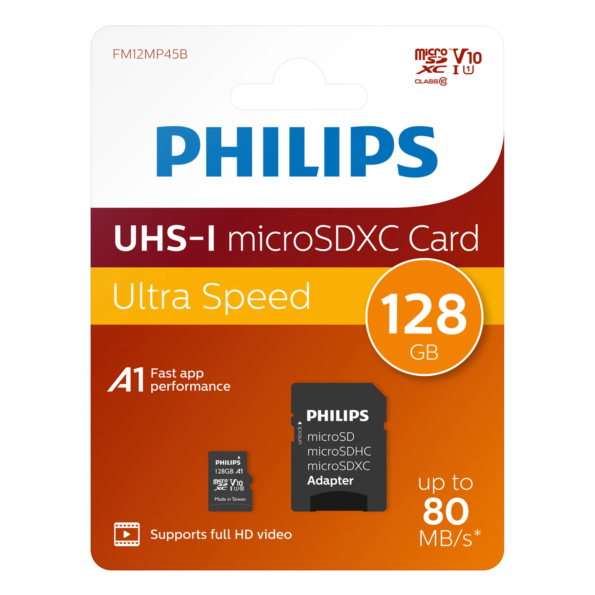 Philips microSDXC Karte UHS-I U1 128 GB