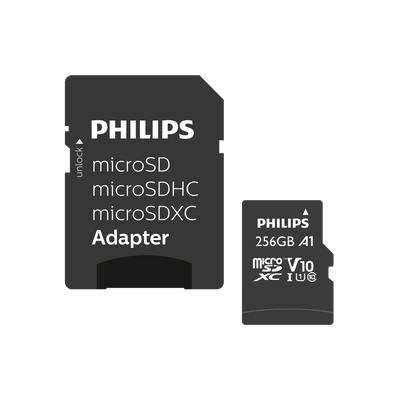 Philips microSDXC kaart UHS-I U1 256 GB