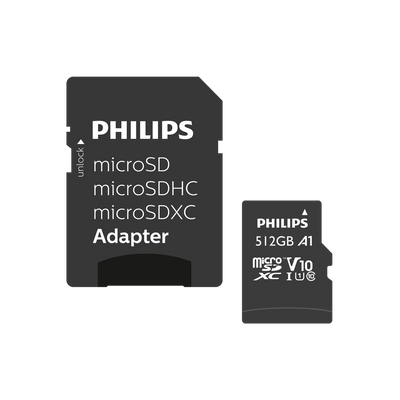 Philips microSDXC kaart UHS-I U1 512 GB