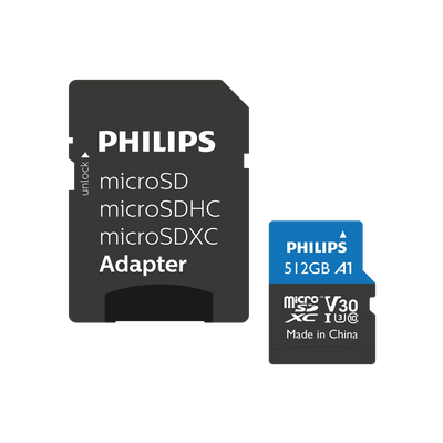 Philips microSDXC card UHS-I U3 512 GB