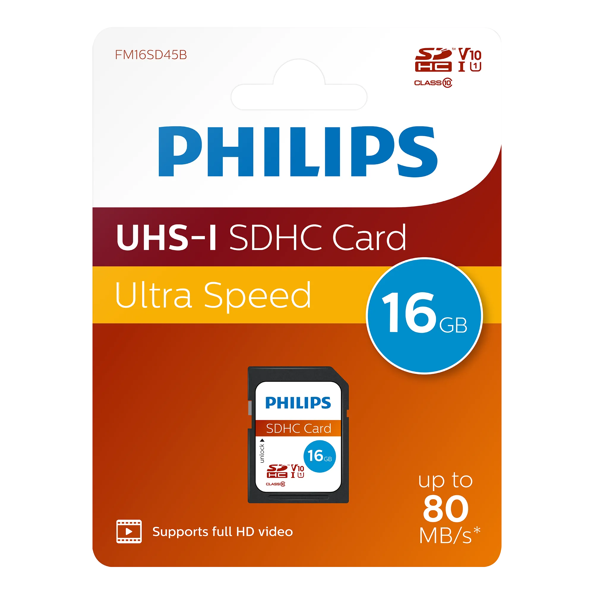 Philips SDHC-Karte UHS-I U1 16 GB