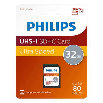 Philips SDHC kaart UHS-I U1 32 GB