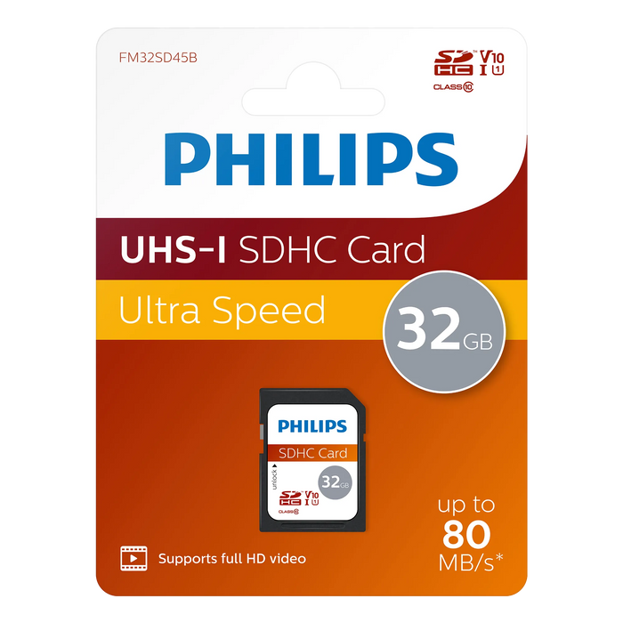 Philips SDHC kaart UHS-I U1 32 GB