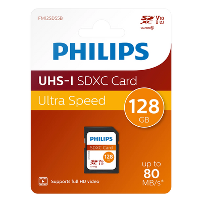 Carte SDXC Philips UHS-I U1 128 Go