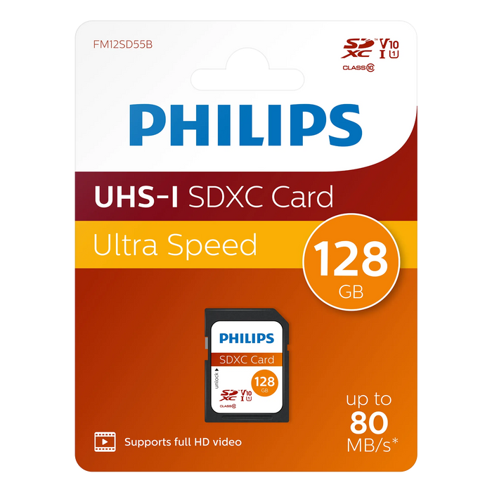 Philips SDXC kaart UHS-I U1 128 GB