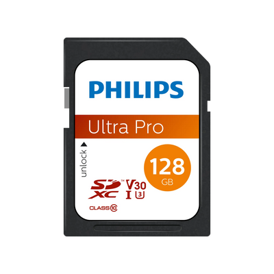 Philips SDXC kaart UHS-I U3 128 GB