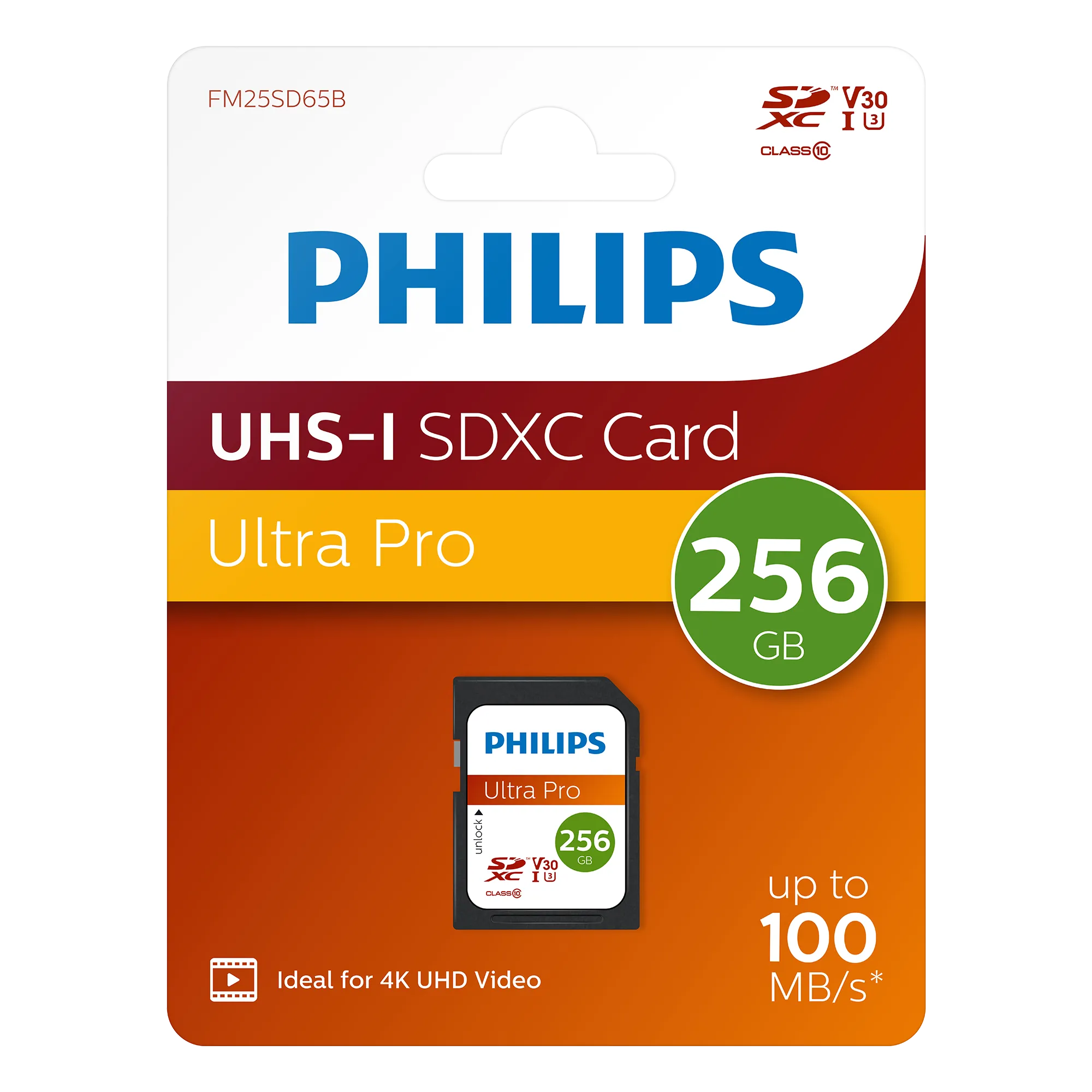 Philips SDXC-Karte UHS-I U3 256 GB