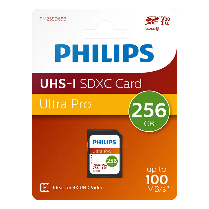 Philips SDXC kaart UHS-I U3 256 GB
