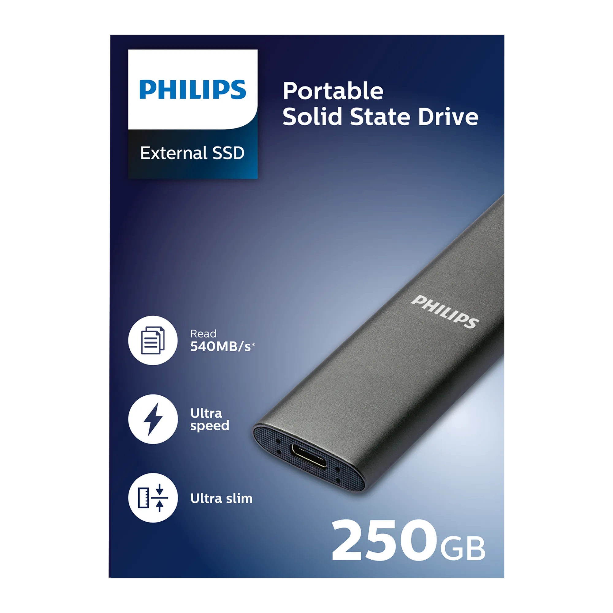 Philips SSD USB-C 250 GB