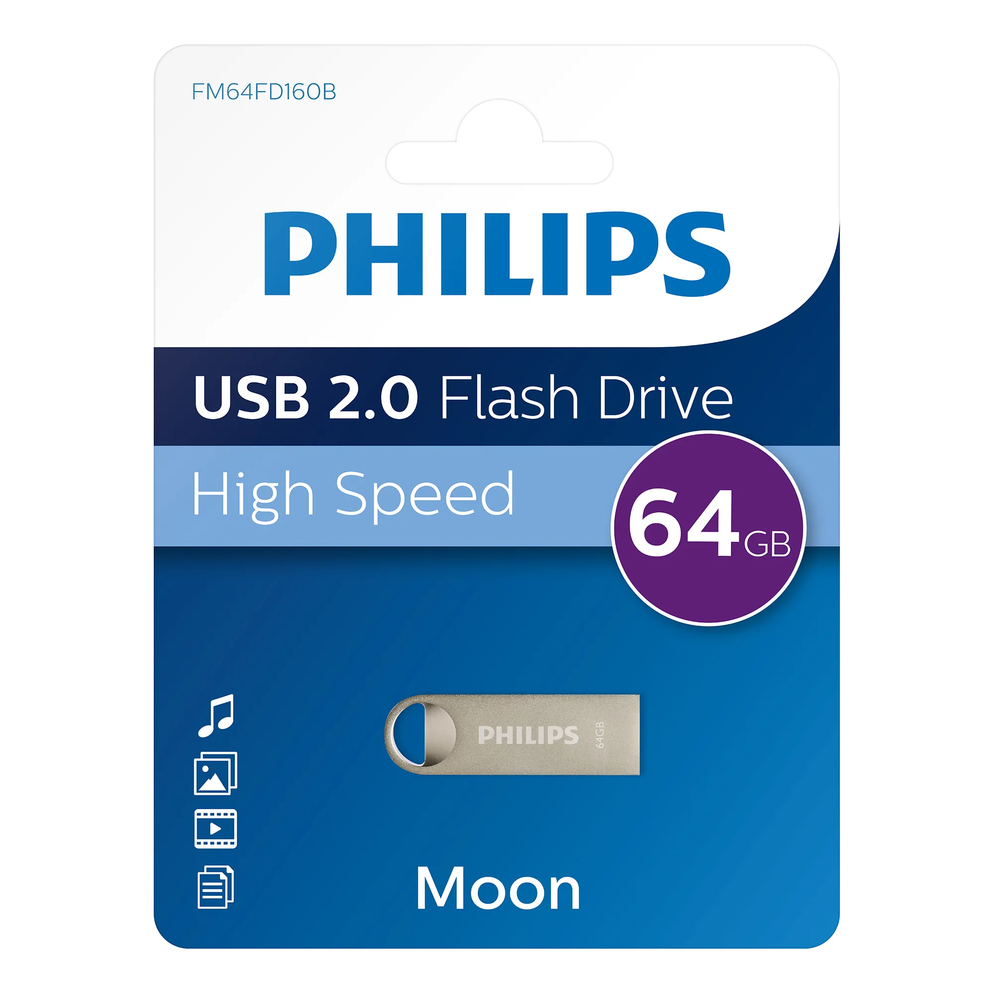 Philips USB 2.0 Moon 64 GB