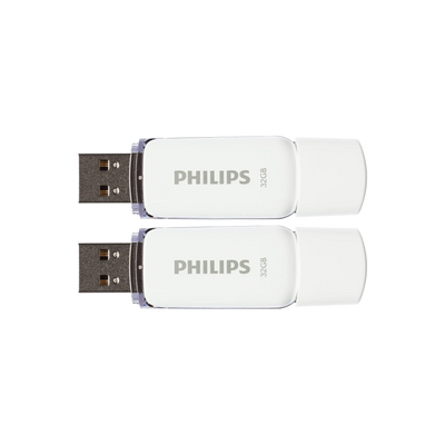 Philips USB 2.0 Snow 32 GB 2-pack