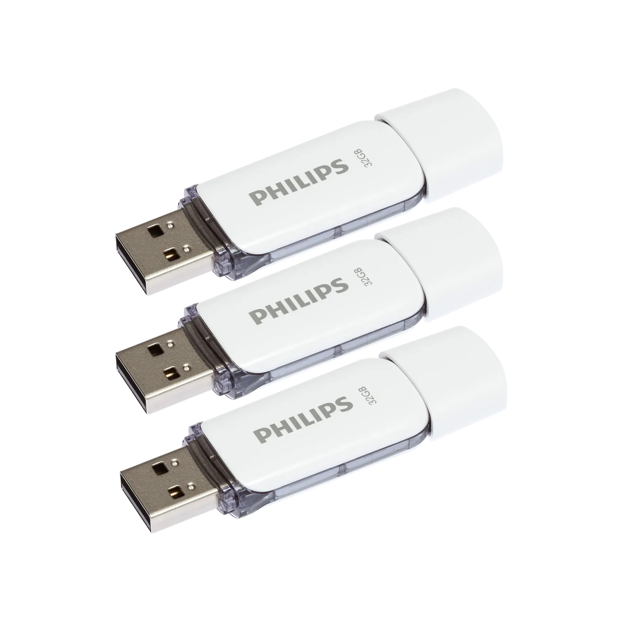 Philips USB 2.0 Snow 32 GB 3-pack