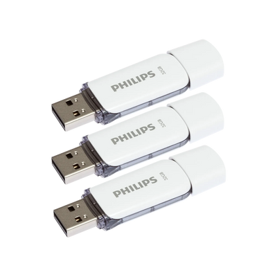 Philips USB 2.0 Snow 32 GB 3-pack