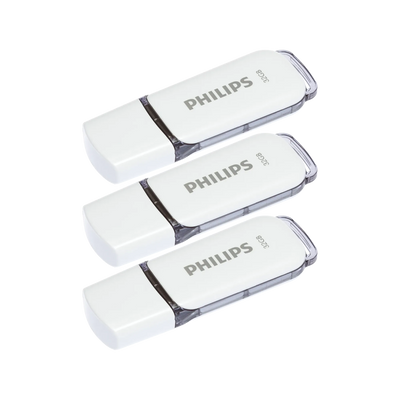 Philips USB 2.0 Snow 32 GB 3-pack