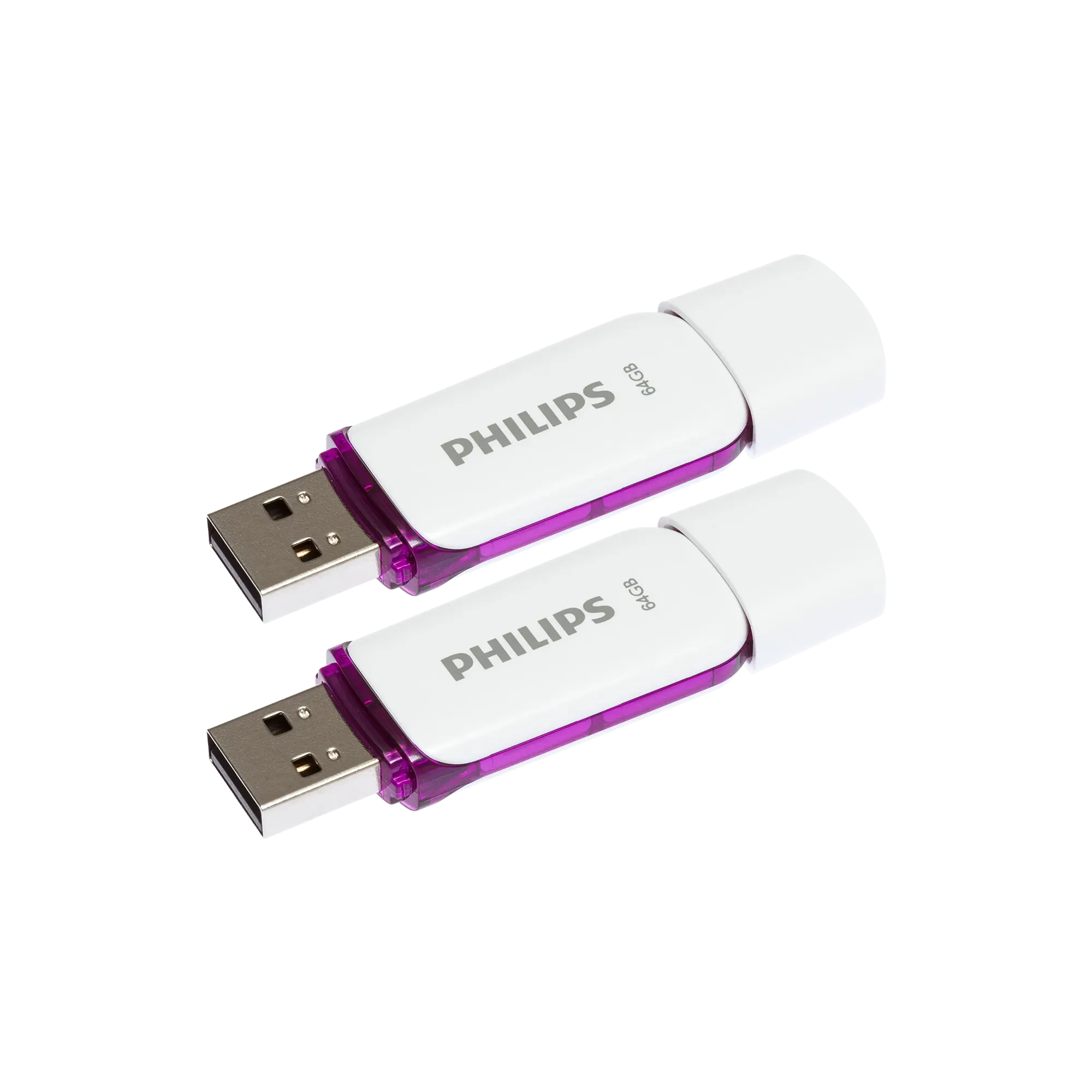 Philips USB 2.0 Snow 64 GB 2-pack