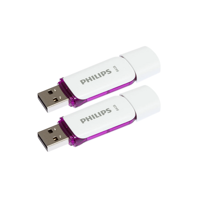 Philips USB 2.0 Snow 64 GB 2-pack
