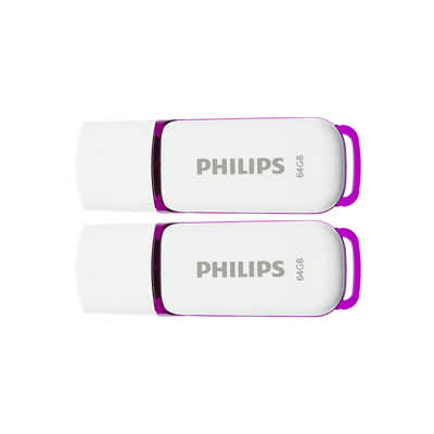 Philips USB 2.0 Snow 64 GB 2-pack
