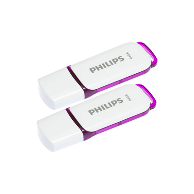 Philips USB 2.0 Snow 64 GB 2-pack