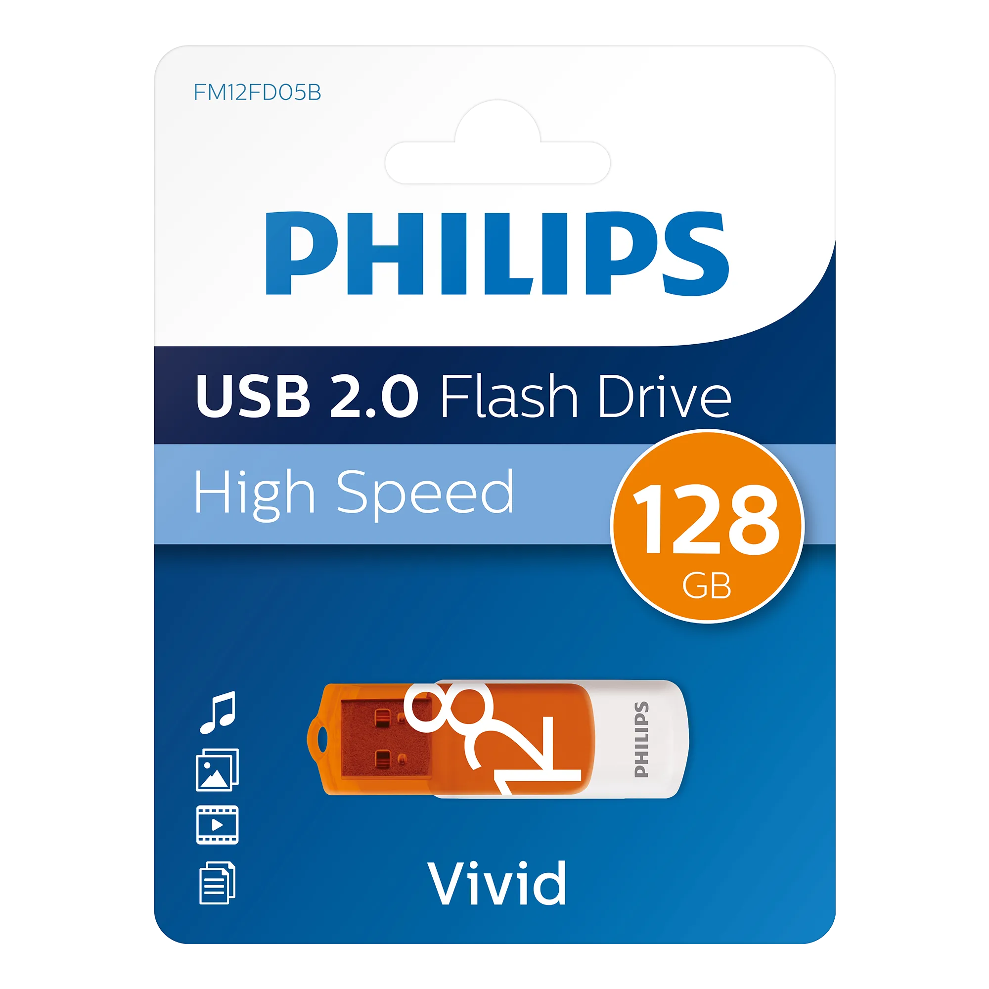 Philips USB 2.0 Vivid 128 GB