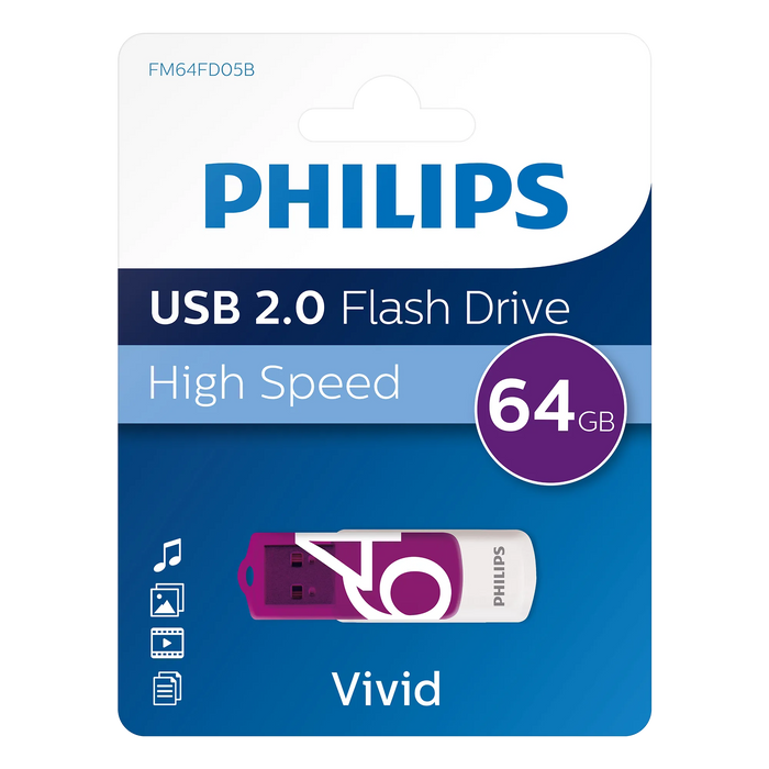 Philips USB 2.0 Vivid 64 GB