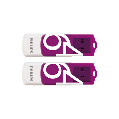 Philips USB 2.0 Vivid 64 GB 2-pack