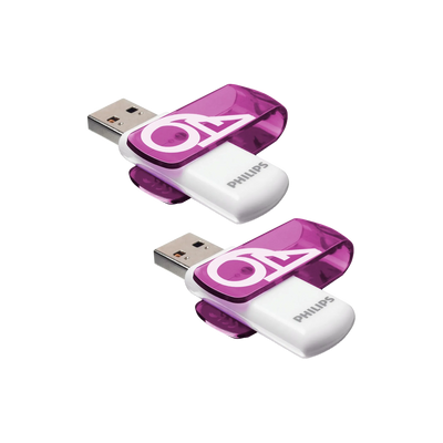 Philips USB 2.0 Vivid 64 GB 2-pack