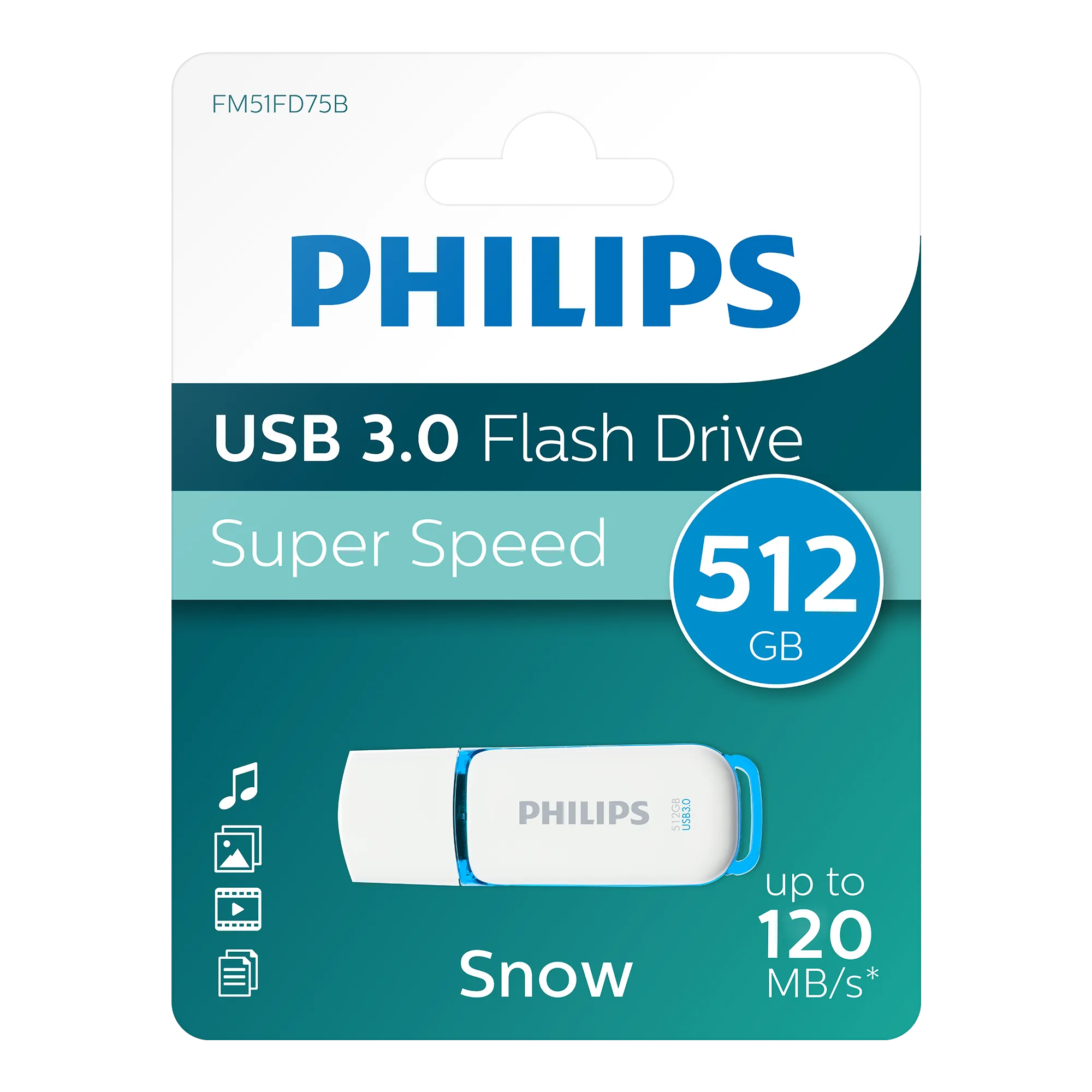 Philips USB 3.0 Snow 512 GB