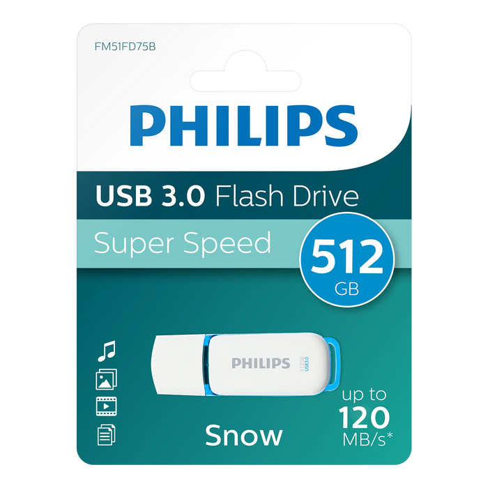 Philips USB 3.0 Snow 512 GB