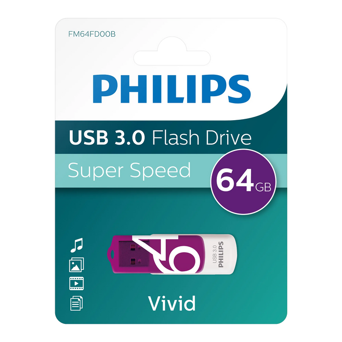 Philips USB 3.0 Vivid 64 GB