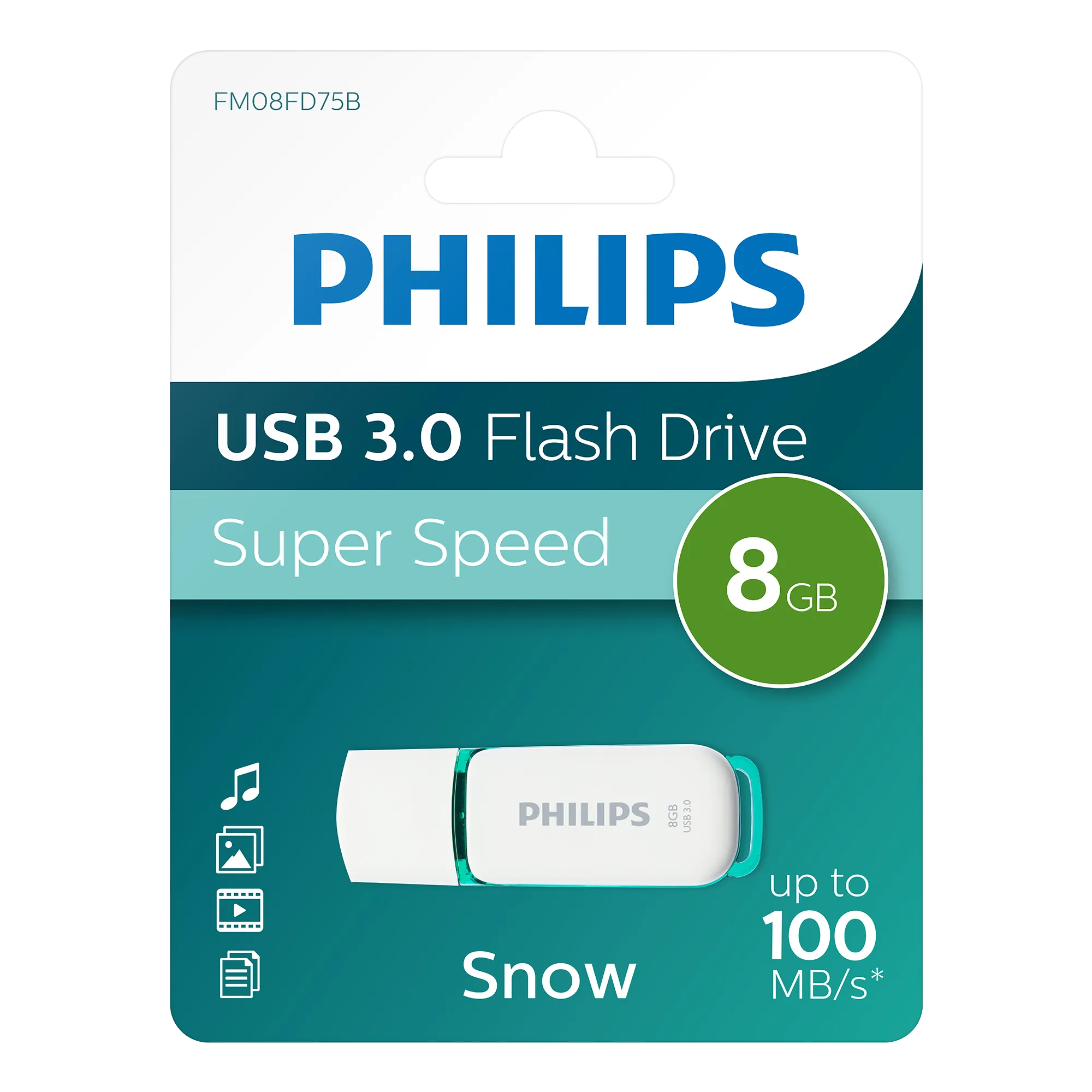 Philips USB 3.0 Snow 8 GB