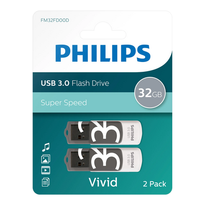 Philips USB 3.0 Vivid 32 GB 2-pack