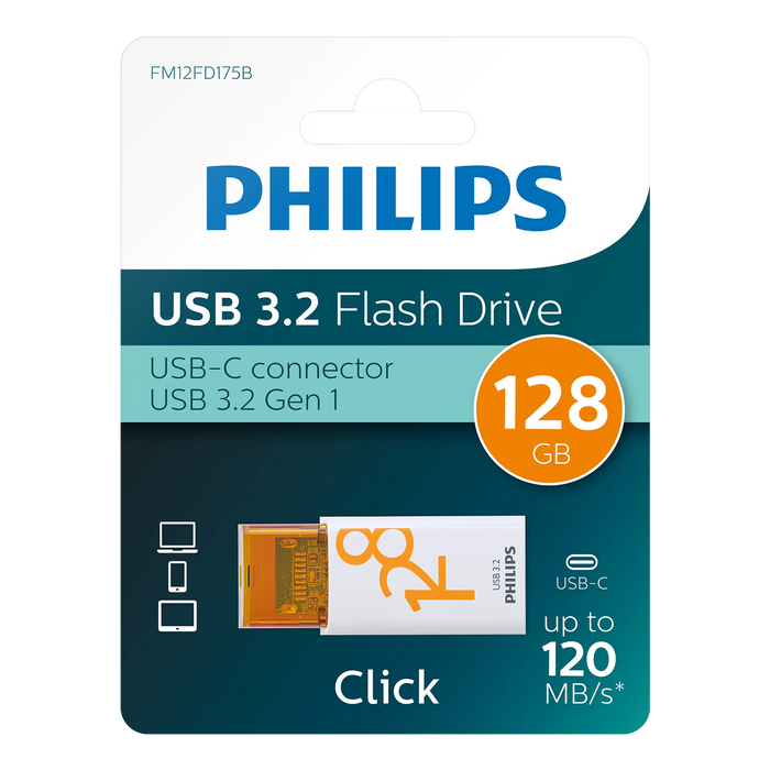 Philips USB 3.2 Click 128 GB