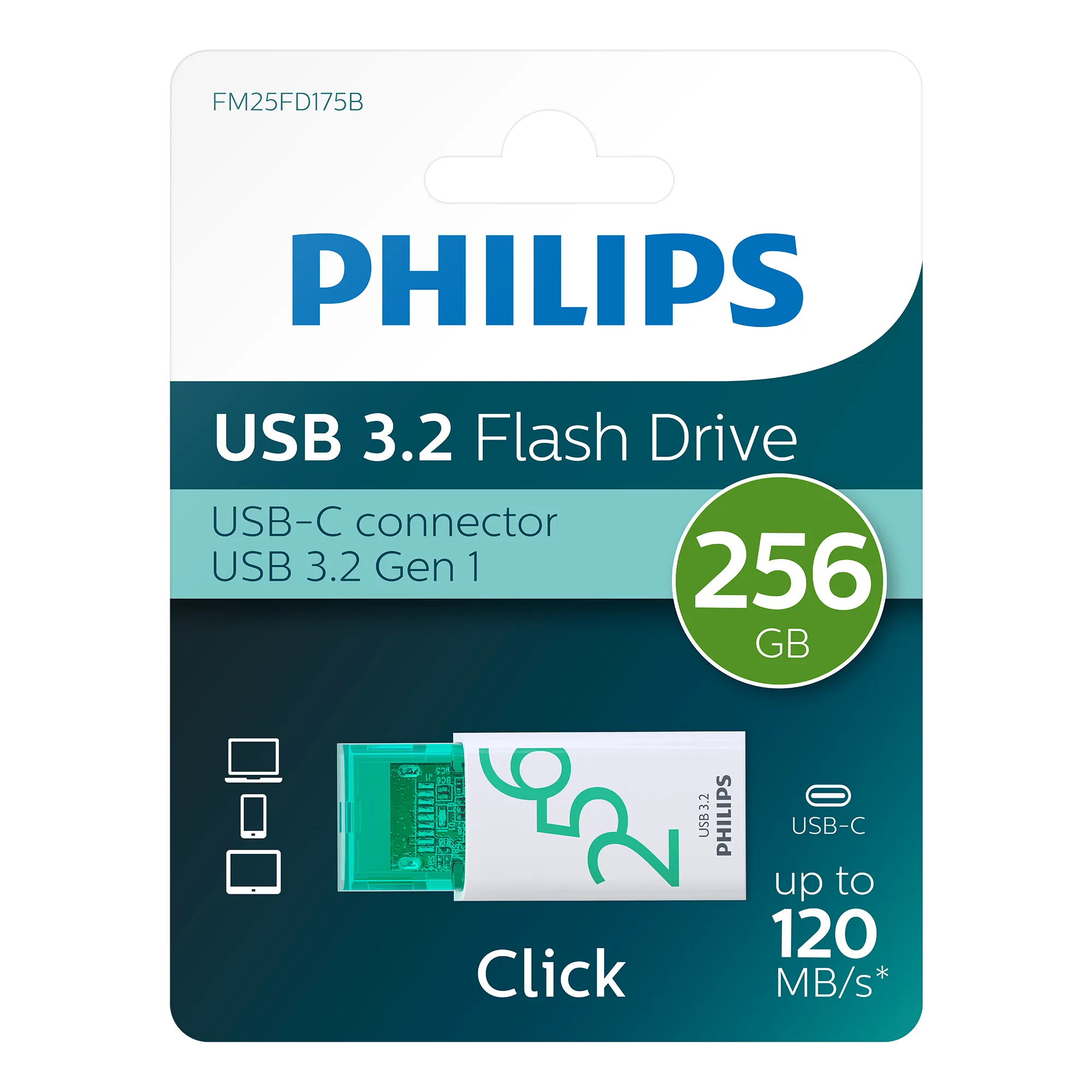 Philips USB 3.2 Click 256 GB