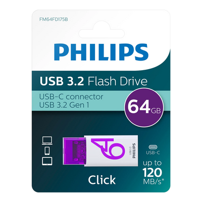 Philips USB 3.2 Click 64 GB