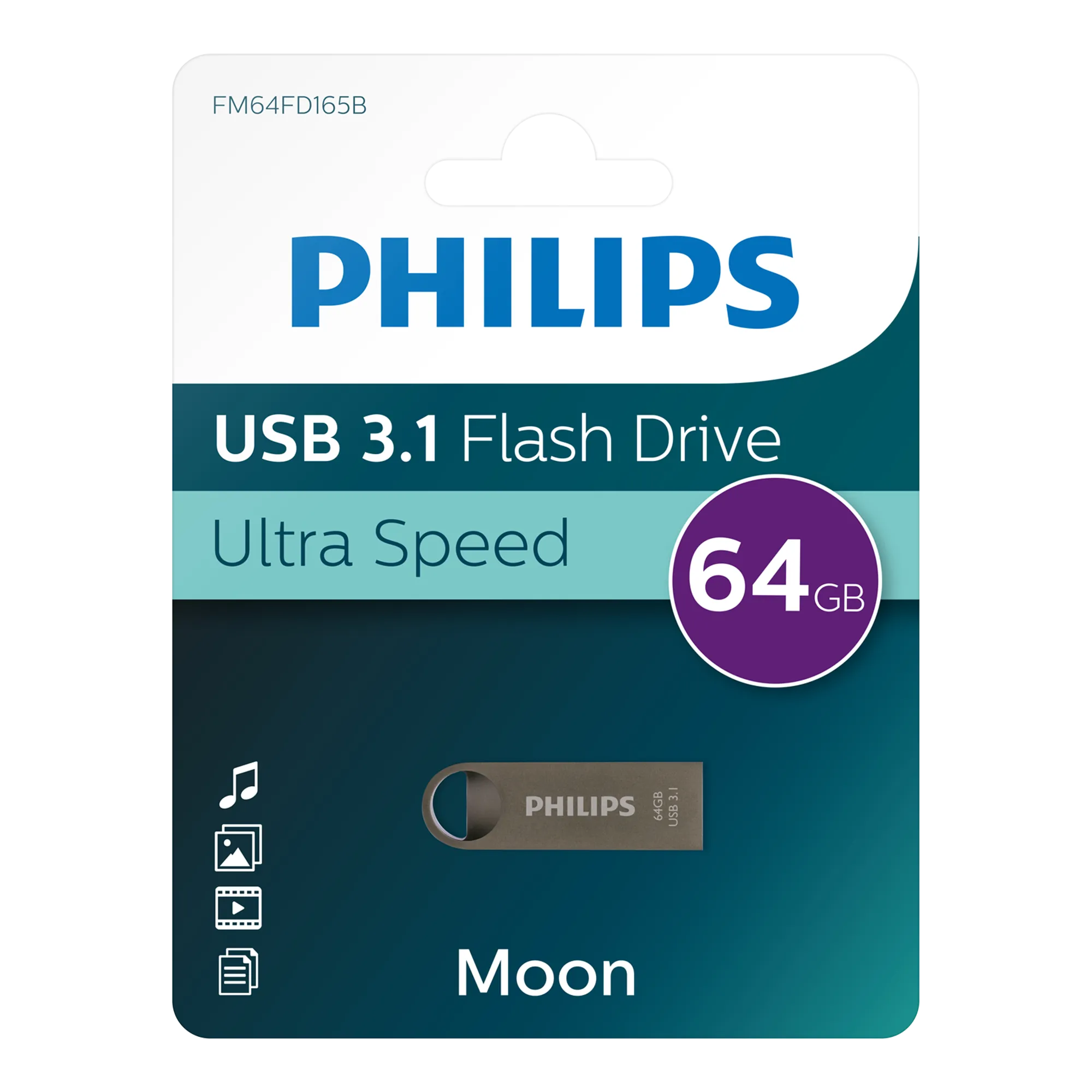 Philips USB 3.1 Moon 64 GB