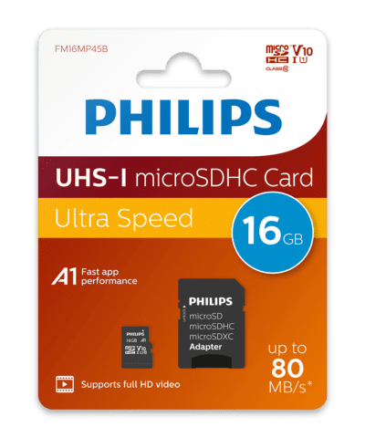Philips Micro SDHC Kaart 16GB