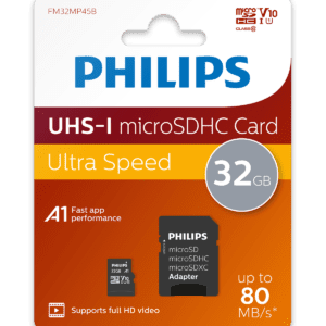 Philips Micro SDHC Kaart 32GB