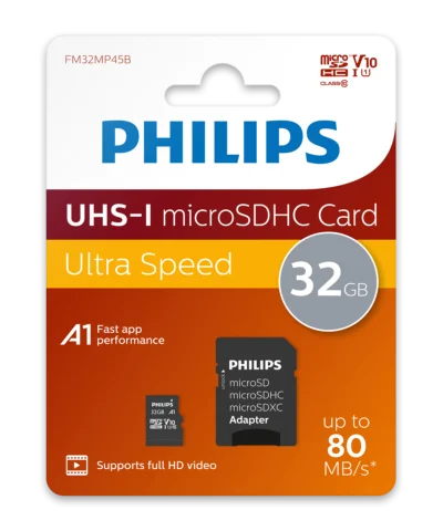 Philips Micro SDHC Kaart 32GB