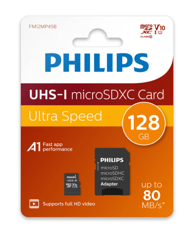 Philips Micro SDXC Kaart 128GB